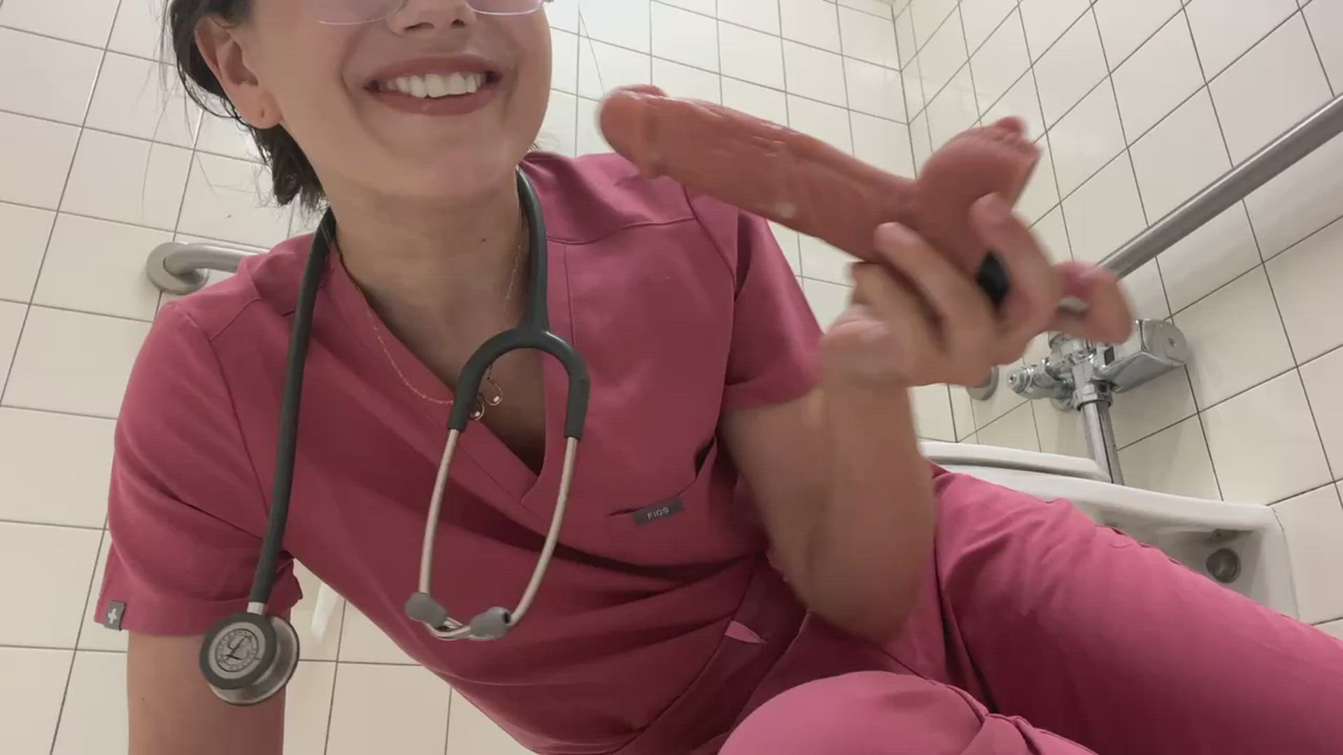 Amateur American Anal Anal Play Dildo NSFW Nurse OnlyFans Work Porn GIF