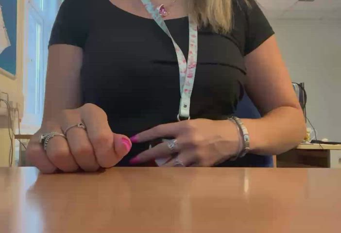 Giant boobs boobies Bouncing breasts Busty Coworker Office OnlyFans breasts Porn GIF