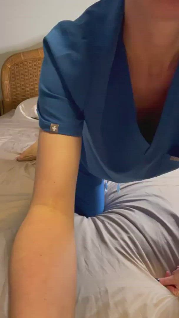 Amateur Brunette Foreplay Medical Nurse OnlyFans Pornstar Sex Porn GIF